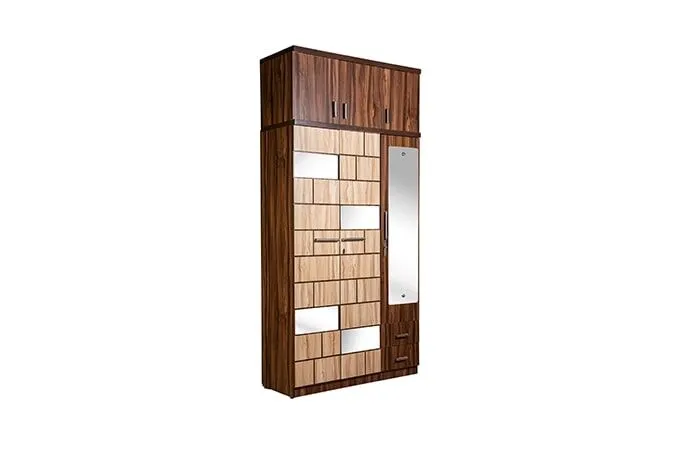 VIVDeal Glassy Rolex Wardrobe With Loft